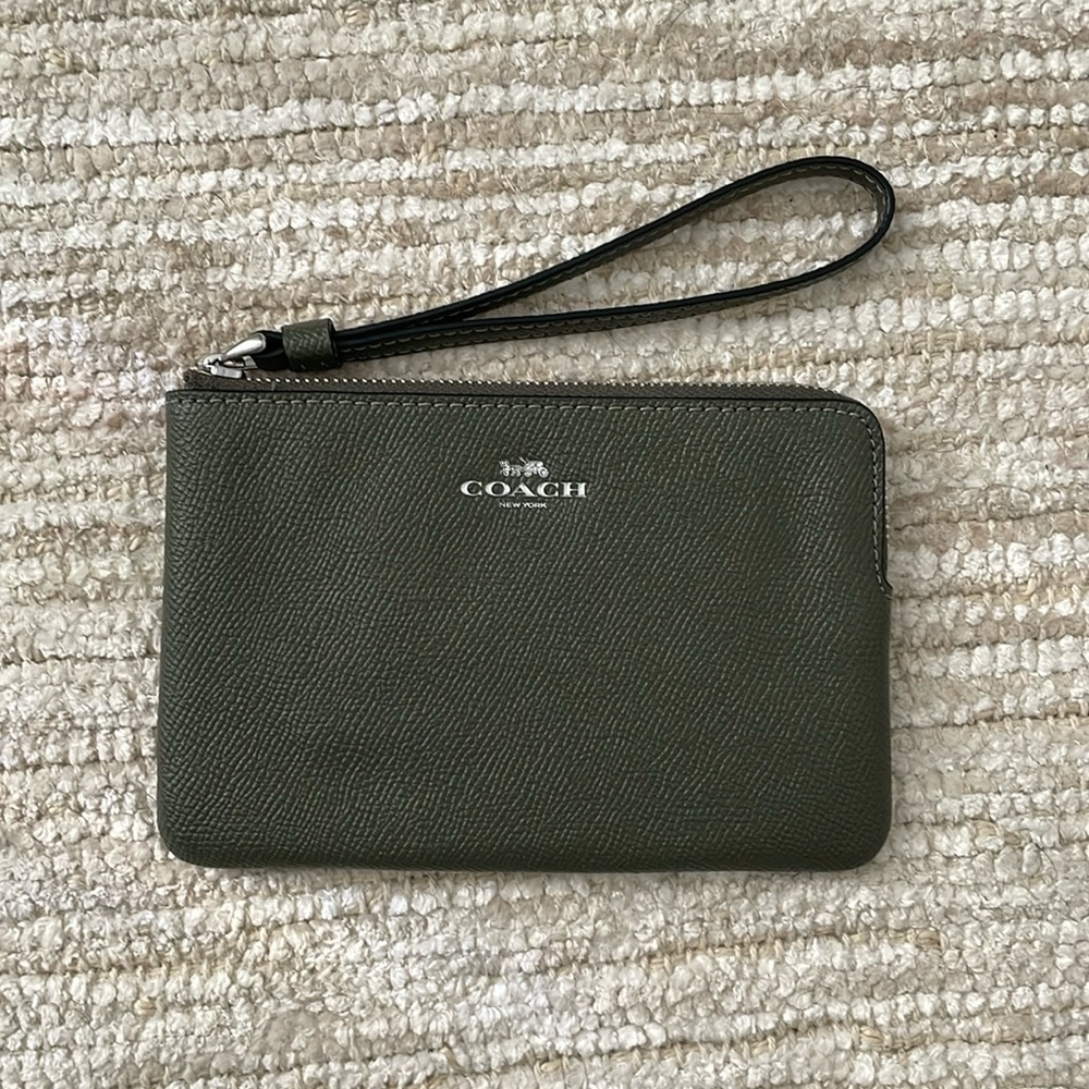 Olive Coach Wallet